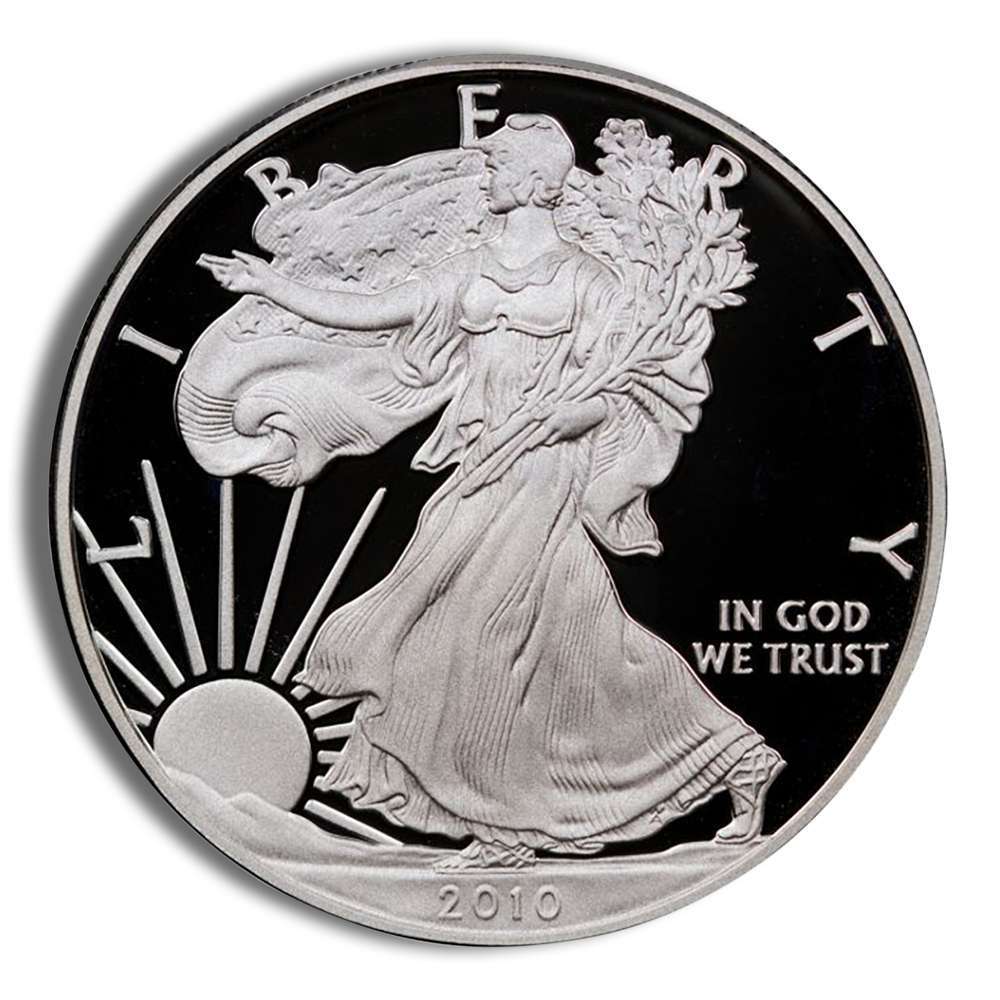 2010-W Proof Silver American Eagle (with Box and COA)