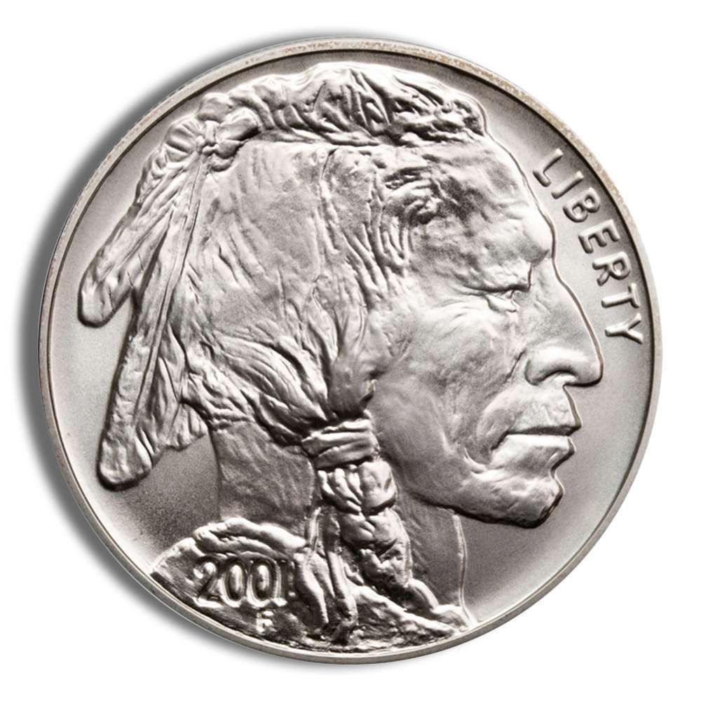 2001-D $1 Silver Buffalo Commemorative - BU (with Box and COA)