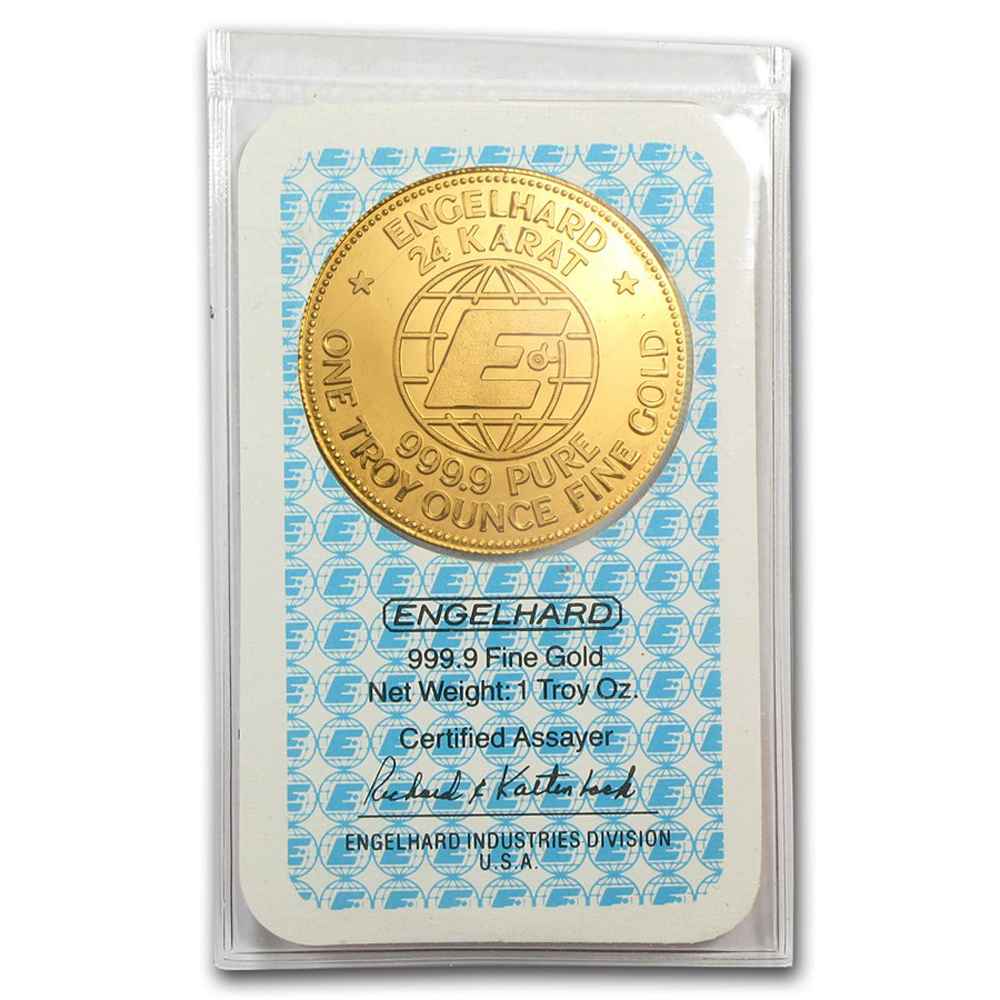 1 Oz Gold Round - Engelhard Prospector (In Assay Card)