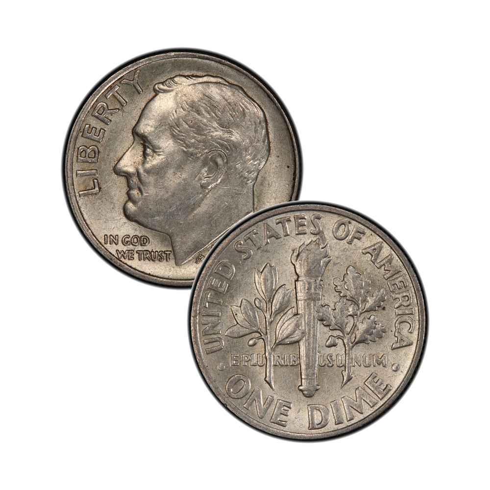90% Silver Roosevelt Dimes - $1 Face Value