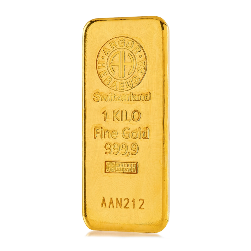 1 kilo Gold Bar - Argor-Heraeus (Cast)