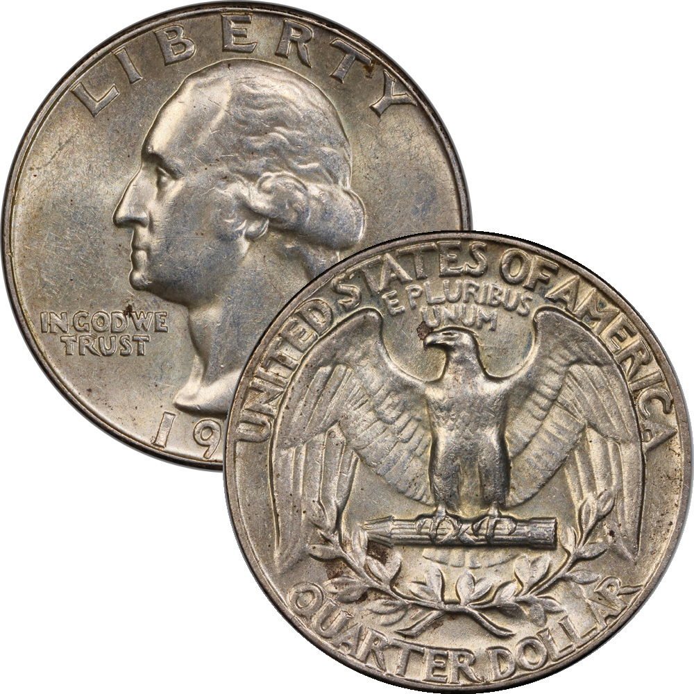 90% Silver Washington Quarters - $1 Face Value
