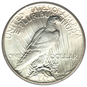 Peace Silver Dollar - AU